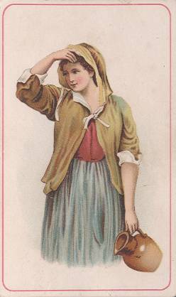 Woman with water jug