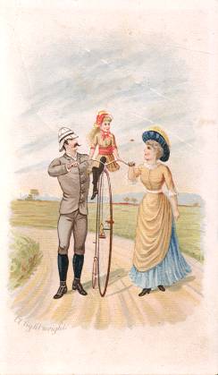 Arbuckle - high-wheel bicycle, "A light weight"