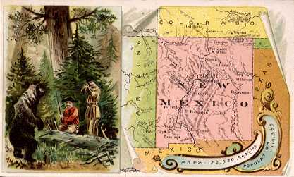 New Mexico map - Bear hunting