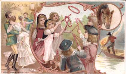 Poland - dancing, hoops, boar, spear fishing