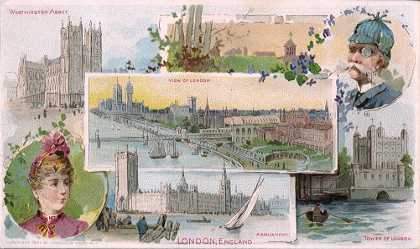 London, England - Westminster Abbey; Parliament; Tower of London