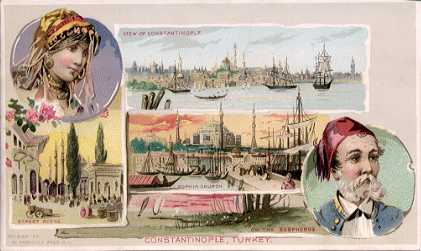 Constantinople, Turkey - Sophia Church; On the Bosphorus
