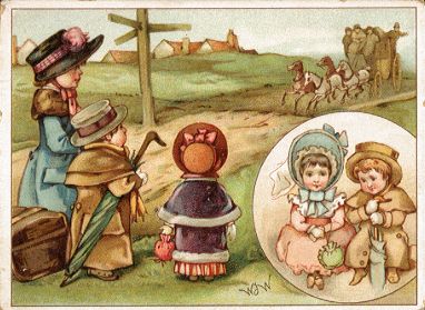 Arbuckle - family waiting for stagecoach