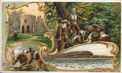 Rhode Island - Stone Mill, Newport; Roger Williams