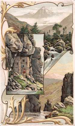 Colorado - Mountain of the Holy Cross; Cliff Dwellings; Garden of the Gods, Pike's Peak