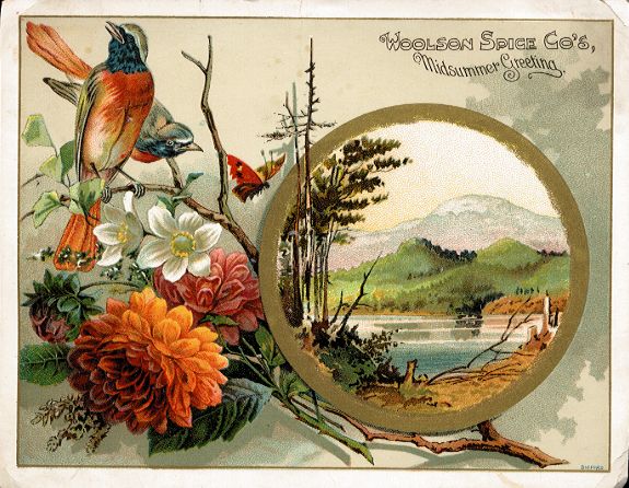 Lion Coffee, Woolson Spice - Midsummer Greeting