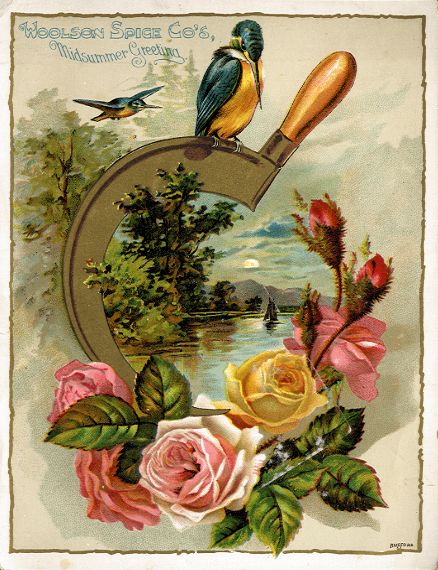 Lion Coffee, Woolson Spice - Midsummer Greeting