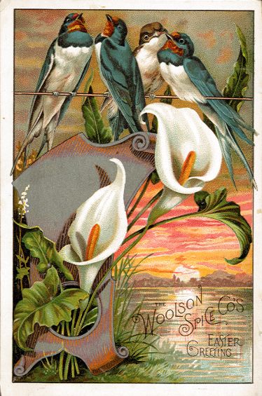 Lion Coffee, Woolson Spice - Easter Greeting