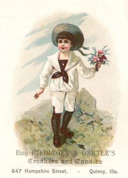 RIEDINGER & OERTLE'S trade card