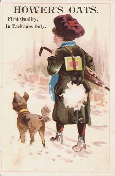 Hower's Oats - trade card