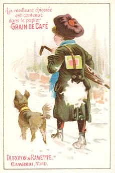GRAIN DE CAF�, Duroyon & Ramette - trade card