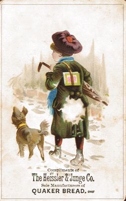 Heissler & Junge Co., Quaker Bread - trade card