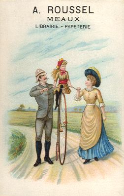 A. Roussel - High-wheel bike