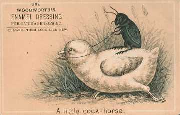 A little cock-horse - Woodworth's Enamel Dressing