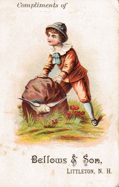 Bellows & Son trade card