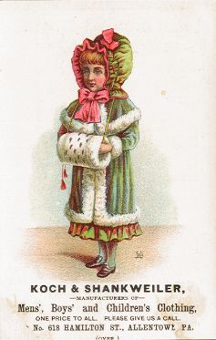Kock & Shankweiler trade card