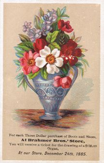 Brahmer Bros. Store - 1885 trade card