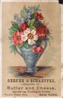 Gerner & Schaeffer, New York - trade card