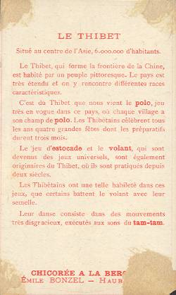 Le Thibet - �mile Bonzel