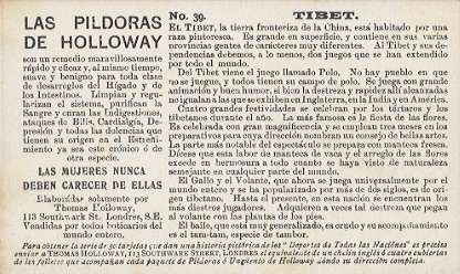 Tibet - Las Pildoras de Holloway