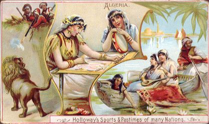 Algeria - Holloway's Sports & Pastimes of many Nations