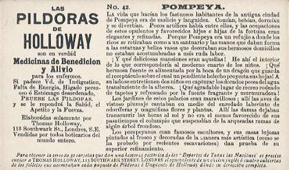 LAS PILDORAS DE HOLLOWAY - Pompeya