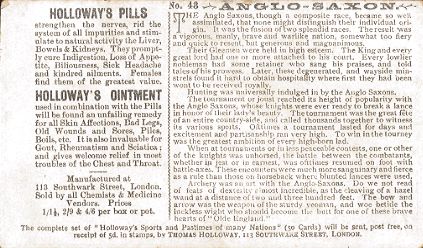 Anglo-Saxon - Holloway's Pills