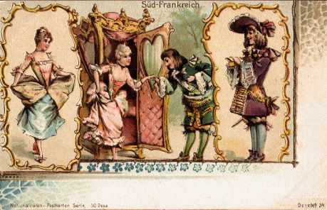 NATIONALIT�TEN POSTKARTEN - S�d-Frankreich