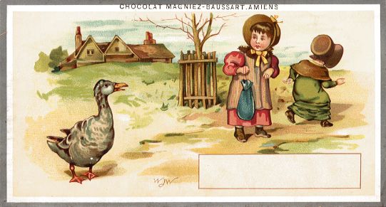 Chocolat Magniez-Baussart - trade card