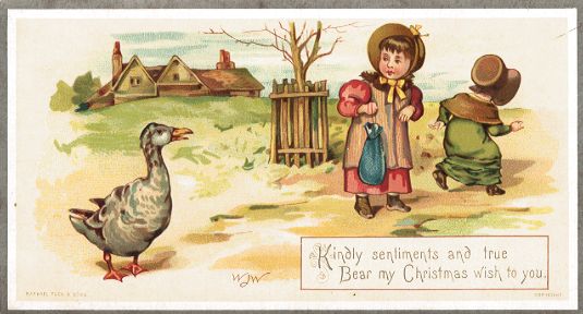 Raphael Tuck Christmas Card